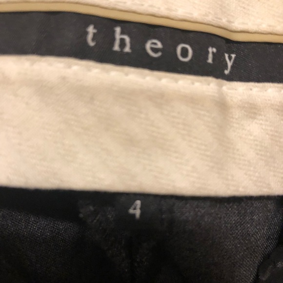 THEORY Gray Wide Leg Trousers - Picture 6 of 8